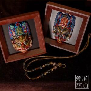 The Tiger Lords Mini Mask Pendant Necklace
